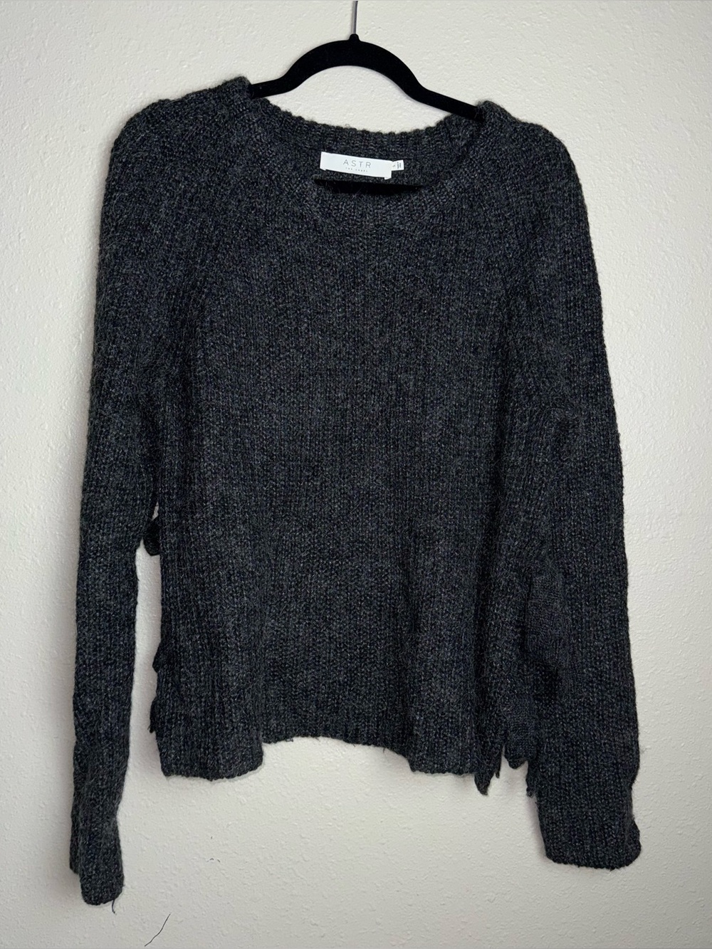 ASTR the Label Lexie Side Tie Knit Sweater